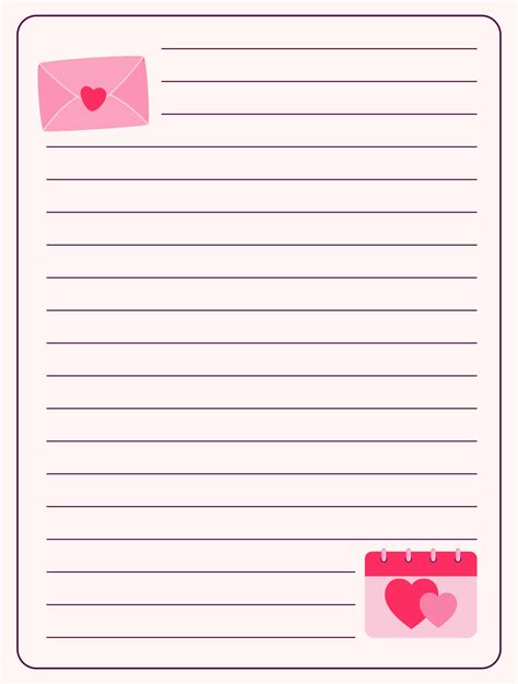 Printable Valentine S Day Letter Template